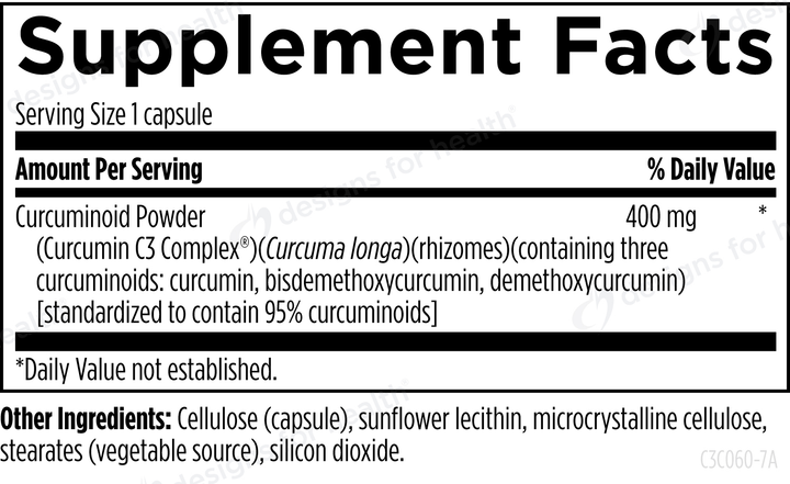 C3 Curcumin Complex - 60 capsules
