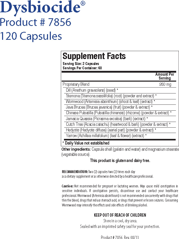 Dysbiocide -  120 Capsules