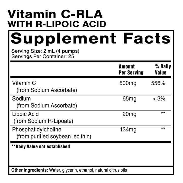 Liposomal Vitamin C with R-Lipoic Acid - 1 oz