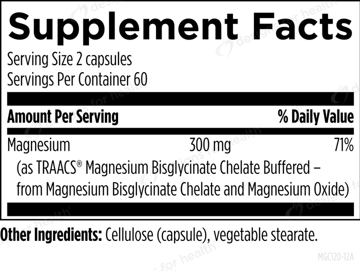 Magnesium Glycinate Complex - 120 capsules