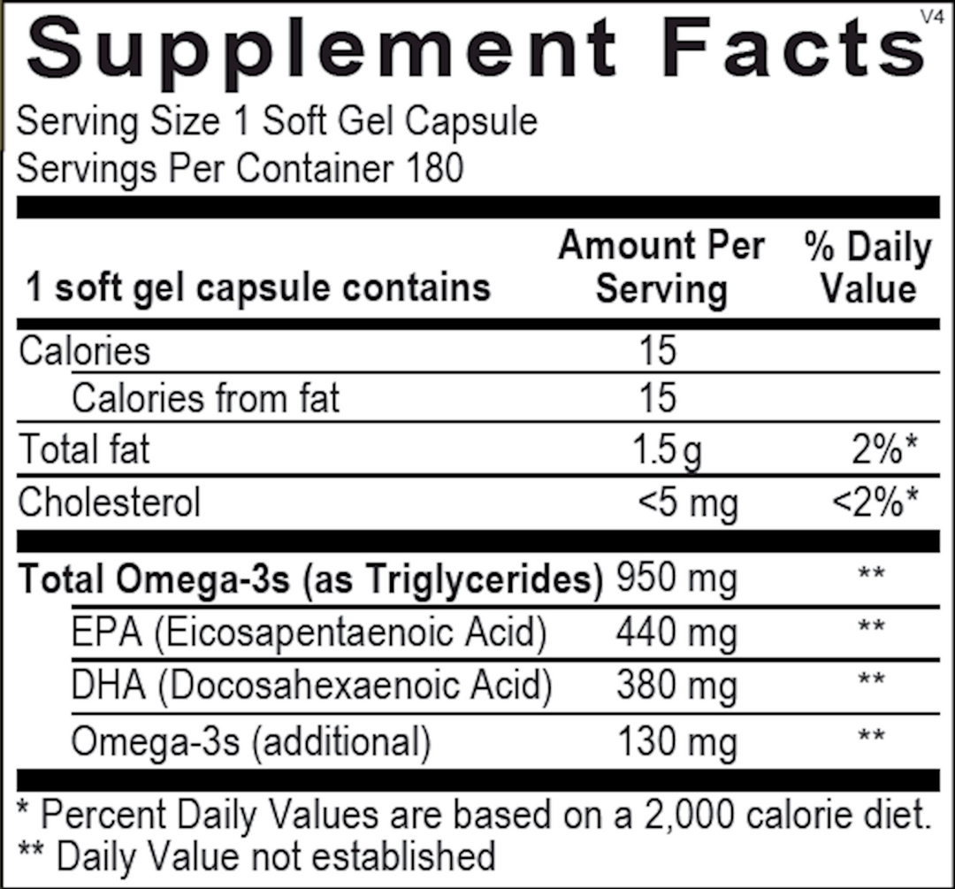 Orthomega 820 - 180 soft gels