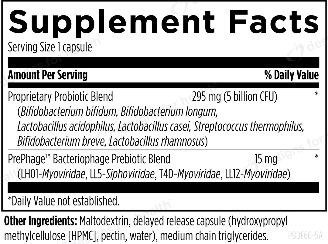 Probiophage DF**- 60 capsules