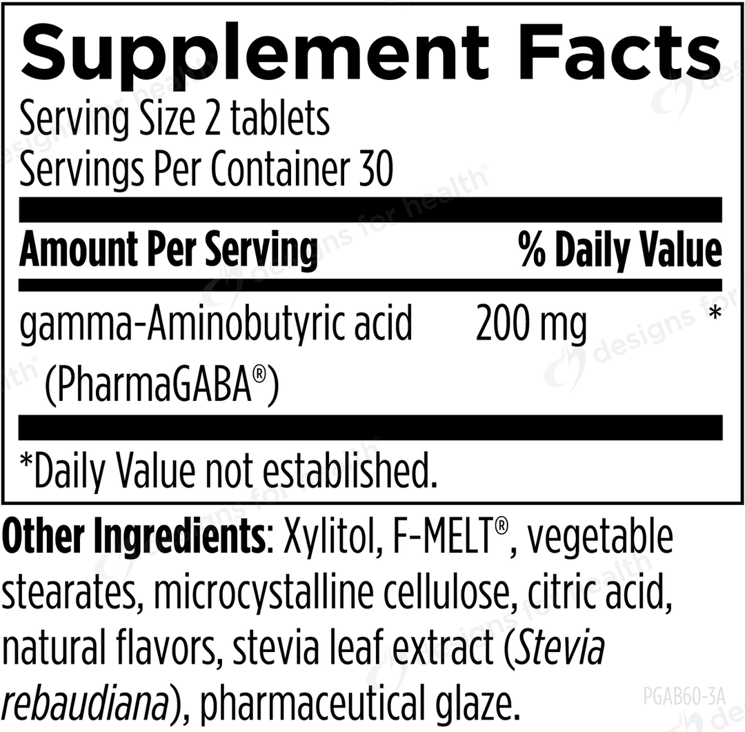 PharmaGABA - 60 Chewable Tablets
