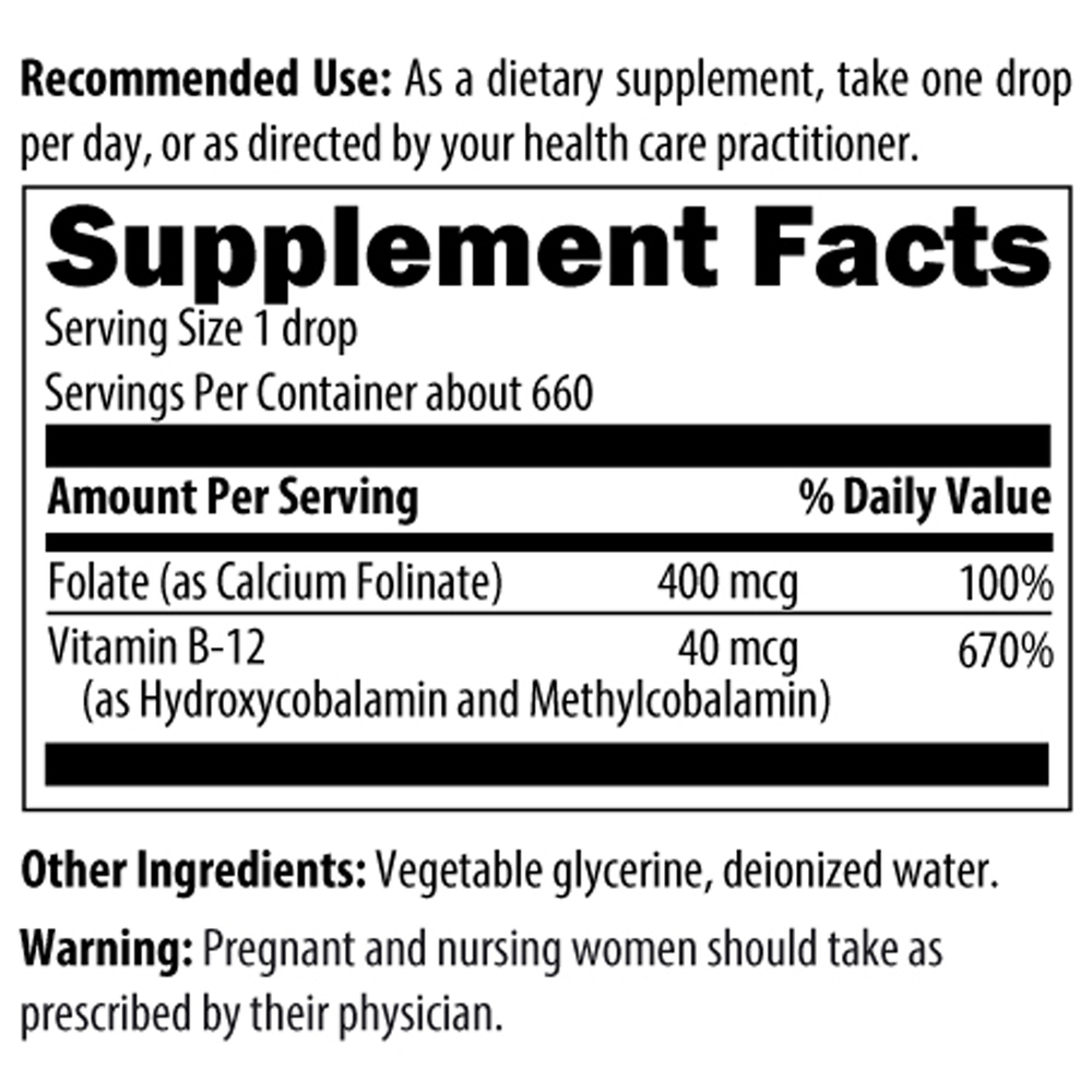 Super Liquid Folate - 1 oz
