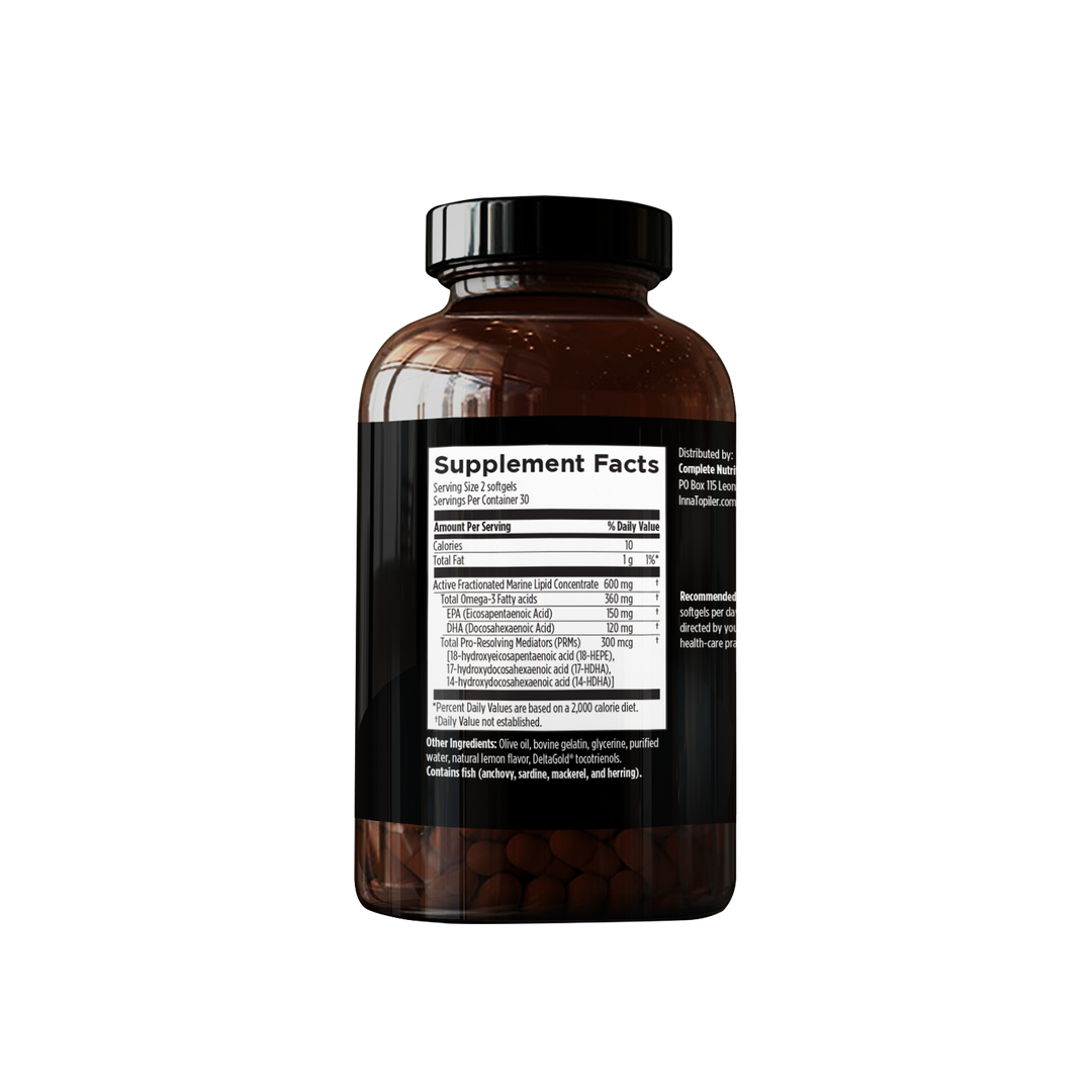 inflammation support supplement label