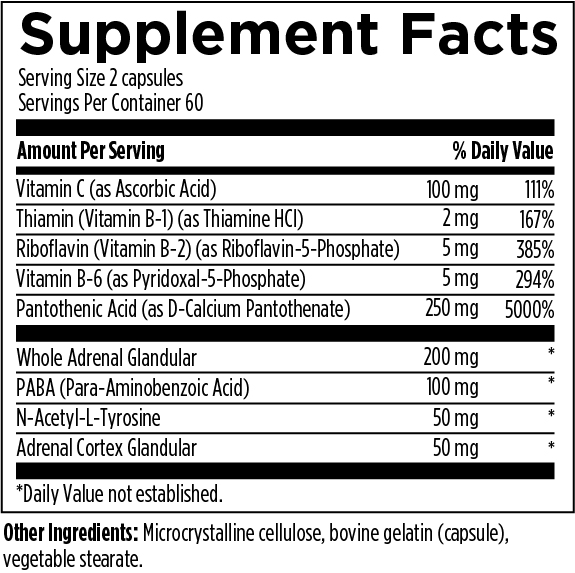 Adrenal Complex - 120 Capsules