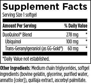 CoQnol Ubiquinol Reduced CoQ10 100mg - 60 softgels