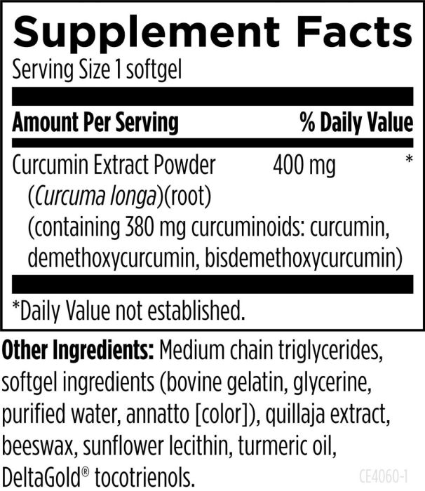 Curcum-Evail 400 - 60 softgels