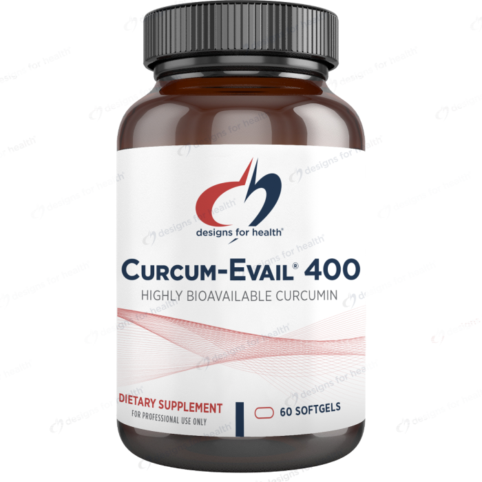 Curcum-Evail 400 - 60 softgels