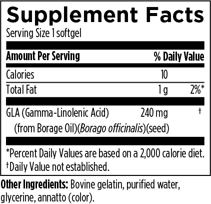 GLA 240 mg - 60 softgels