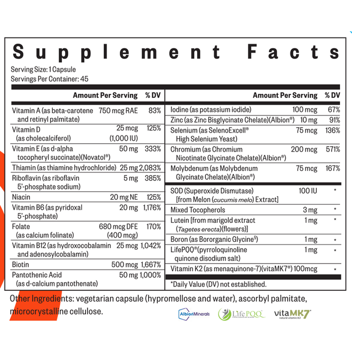 Multivitamin One MF (Seeking Health)