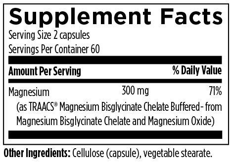 Magnesium Buffered Chelate - 120 capsules (It is now called Magnesium Glycinate Complex)