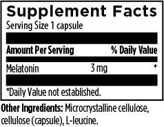 Melatonin 3mg - 60 Capsules