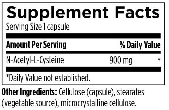 N-Acetyl Cysteine - 120 capsules