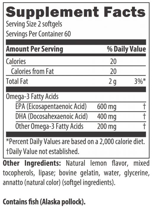 OmegAvail Ultra - 120 softgels