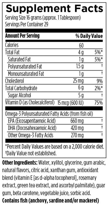 OmegAvail Mango Peach Smoothie - 16 oz (454 Grams)