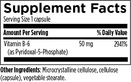 P-5-P 50 mg - 120 Capsules