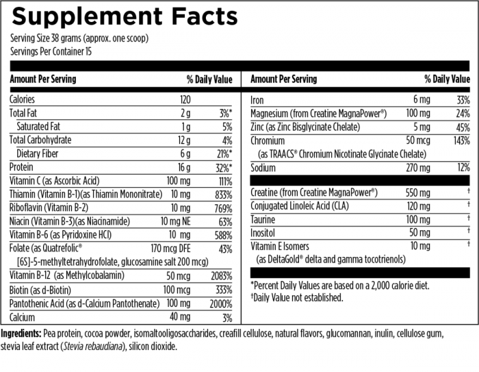 VegeMeal Chocolate - 540 grams