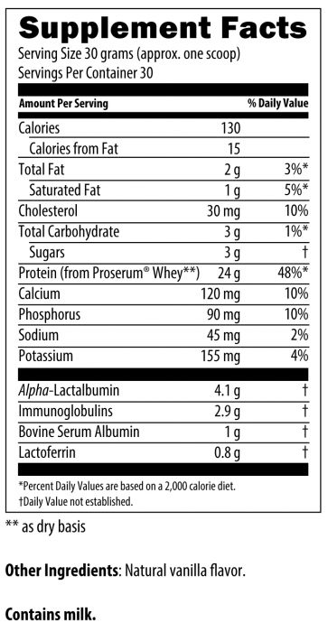 WheyCool Vanilla - 900 grams